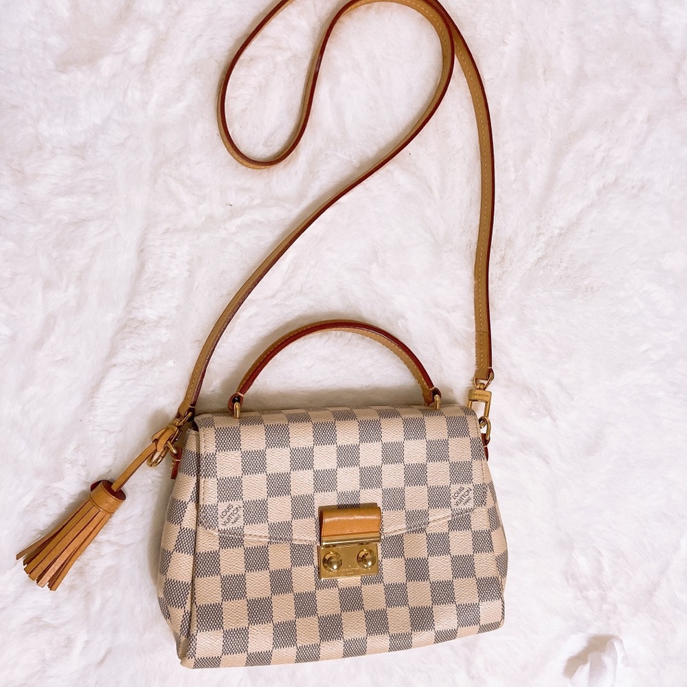 Louis Vuitton Damier Azur Croisette Crossbody Bag